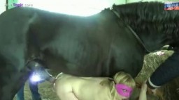Увлекательный и возбуждающий русский зоо секс с лошадкой